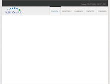 Tablet Screenshot of medisalud.cl